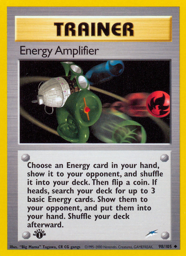 Energy Amplifier (98/105) [Neo Destiny 1st Edition] - The Mythic Store | 24h Order Processing