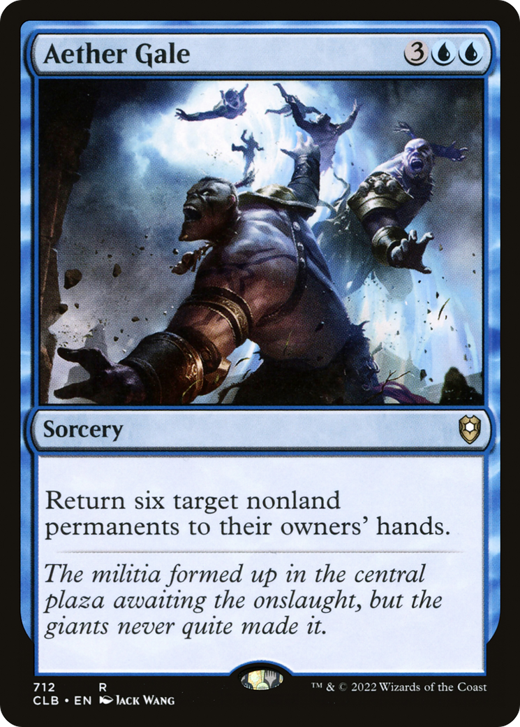 Aether Gale [Commander Legends: Battle for Baldur's Gate] - The Mythic Store | 24h Order Processing