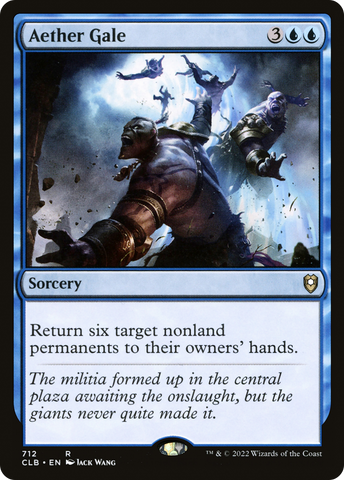 Aether Gale [Commander Legends: Battle for Baldur's Gate] - The Mythic Store | 24h Order Processing