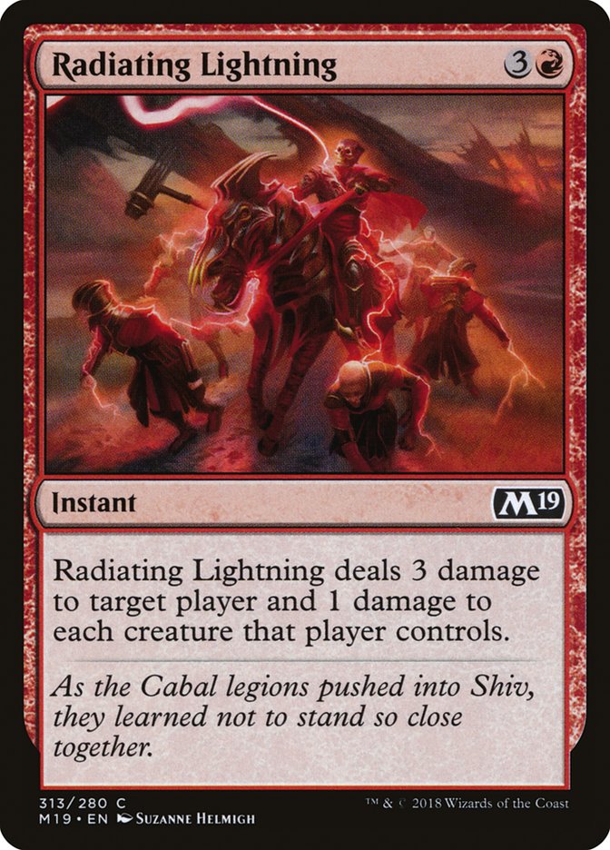 Radiating Lightning [Core Set 2019] - The Mythic Store | 24h Order Processing