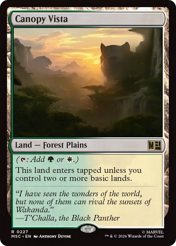 Canopy Vista [Marvel Super Heroes Commander] - The Mythic Store | 24h Order Processing