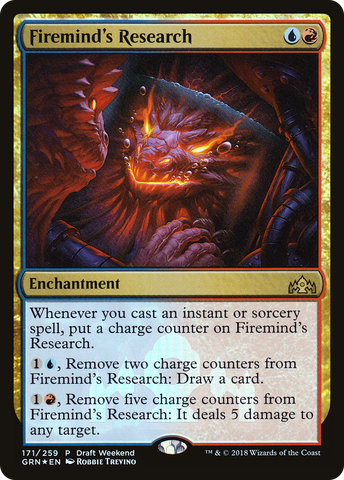 Firemind's Research (Draft Weekend) [Guilds of Ravnica Promos] - The Mythic Store | 24h Order Processing
