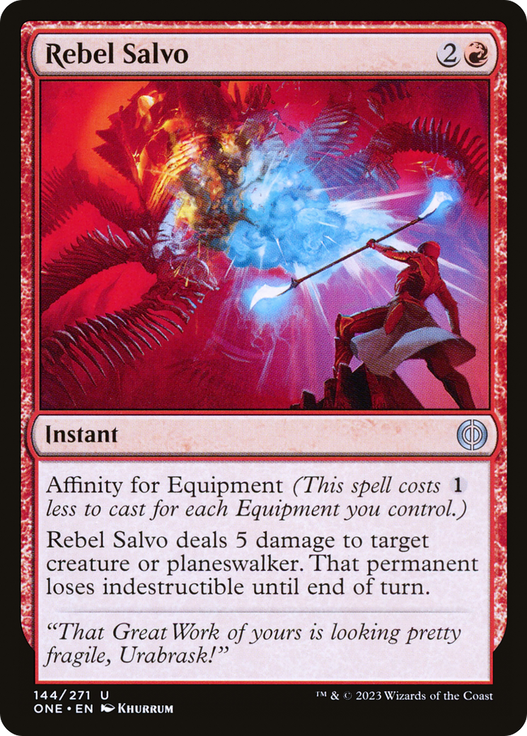 Rebel Salvo [Phyrexia: All Will Be One] - The Mythic Store | 24h Order Processing