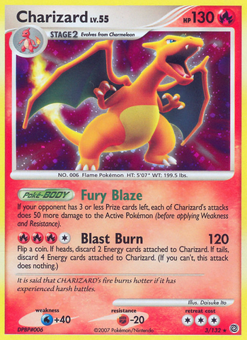 Charizard (3/132) [Diamond & Pearl: Secret Wonders] - The Mythic Store | 24h Order Processing