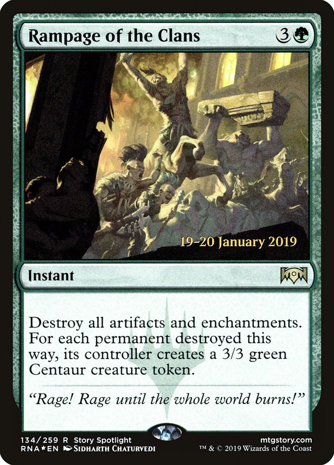 Rampage of the Clans [Ravnica Allegiance Prerelease Promos] - The Mythic Store | 24h Order Processing