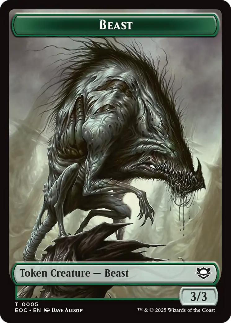 Insect // Beast (0005) Double-Sided Token [Edge of Eternities Commander Tokens] - The Mythic Store | 24h Order Processing