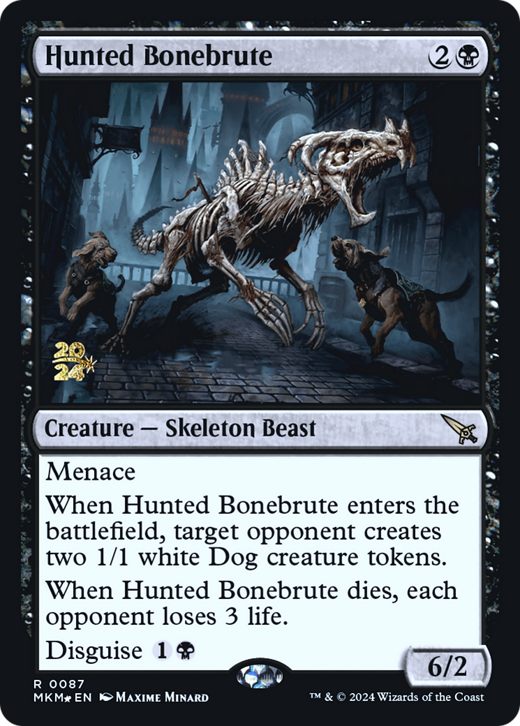 Hunted Bonebrute [Murders at Karlov Manor Prerelease Promos] - The Mythic Store | 24h Order Processing