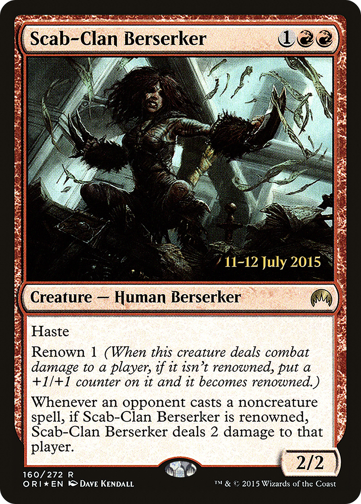 Scab-Clan Berserker [Magic Origins Prerelease Promos] - The Mythic Store | 24h Order Processing