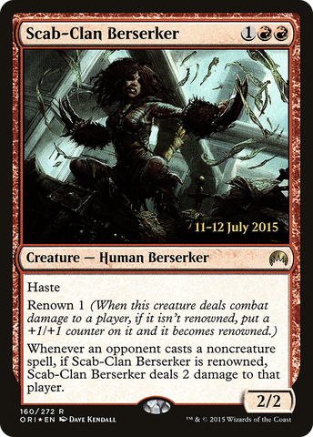 Scab-Clan Berserker [Magic Origins Prerelease Promos] - The Mythic Store | 24h Order Processing
