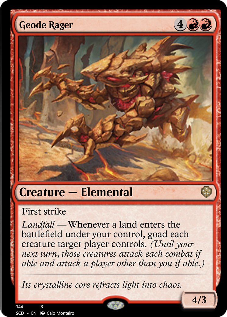 Geode Rager [Starter Commander Decks] - The Mythic Store | 24h Order Processing