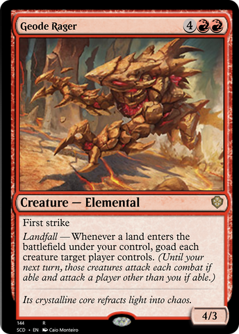 Geode Rager [Starter Commander Decks] - The Mythic Store | 24h Order Processing