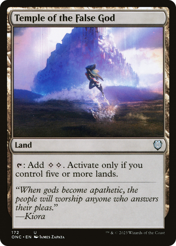 Temple of the False God [Phyrexia: All Will Be One Commander] - The Mythic Store | 24h Order Processing