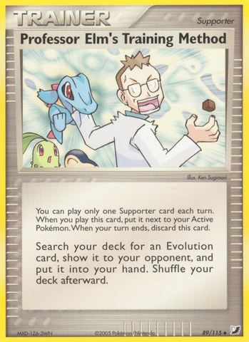 Professor Elm's Training Method (89/115) [EX: Unseen Forces] - The Mythic Store | 24h Order Processing