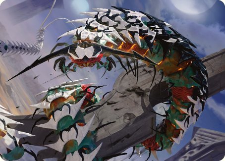 Atraxa's Skitterfang Art Card [Phyrexia: All Will Be One Art Series] - The Mythic Store | 24h Order Processing