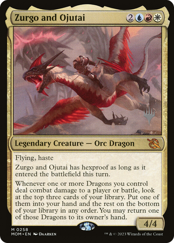Zurgo and Ojutai (Promo Pack) [March of the Machine Promos] - The Mythic Store | 24h Order Processing