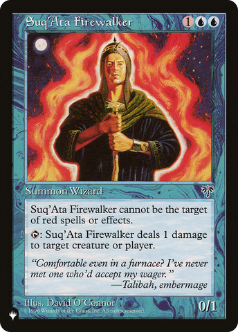 Suq'Ata Firewalker [The List] - The Mythic Store | 24h Order Processing
