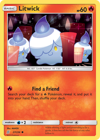 Litwick (27/236) [Sun & Moon: Unified Minds] - The Mythic Store | 24h Order Processing