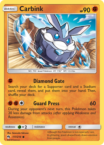 Carbink (117/214) [Sun & Moon: Lost Thunder] - The Mythic Store | 24h Order Processing