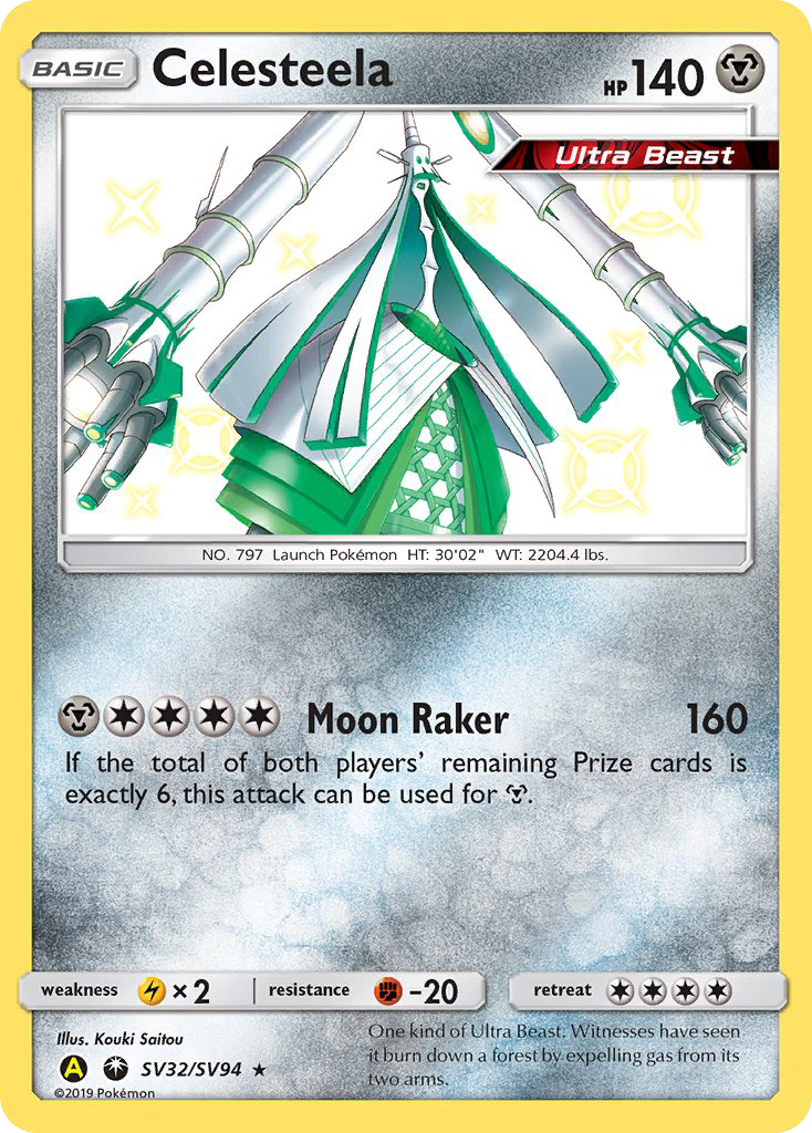 Celesteela (SV32/SV94) [Sun & Moon: Hidden Fates - Shiny Vault] - The Mythic Store | 24h Order Processing