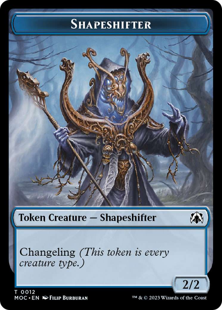 The Monarch // Shapeshifter Double-Sided Token [March of the Machine Commander Tokens] - The Mythic Store | 24h Order Processing