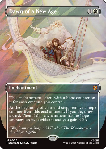 Dawn of a New Age (Borderless) (Surge Foil) [The Hobbit: Eternal-Legal] - The Mythic Store | 24h Order Processing