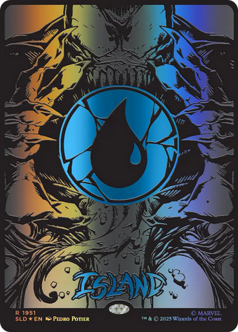 Island (1951) (Raised Foil) [Secret Lair Drop Series] - The Mythic Store | 24h Order Processing
