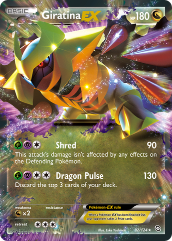 Giratina EX (92/124) [Black & White: Dragons Exalted] - The Mythic Store | 24h Order Processing