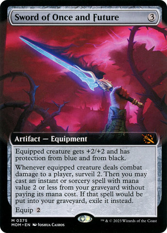 Sword of Once and Future (Extended Art) [March of the Machine] - The Mythic Store | 24h Order Processing