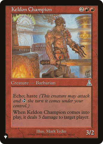 Keldon Champion [The List] - The Mythic Store | 24h Order Processing