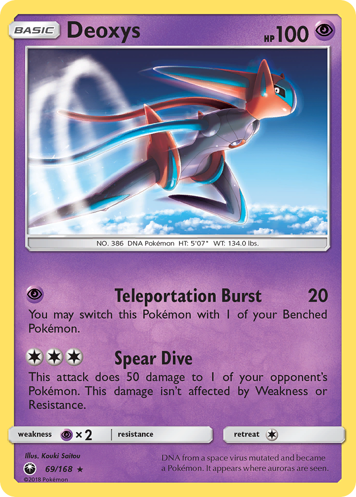 Deoxys (69/168) [Sun & Moon: Celestial Storm] - The Mythic Store | 24h Order Processing