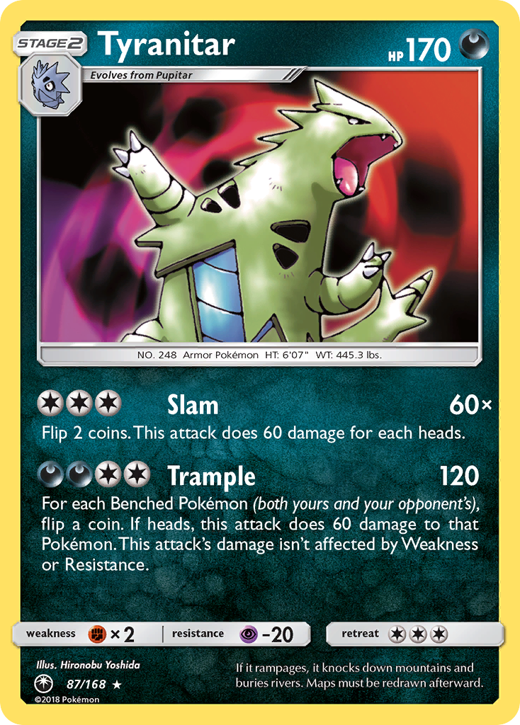 Tyranitar (87/168) [Sun & Moon: Celestial Storm] - The Mythic Store | 24h Order Processing