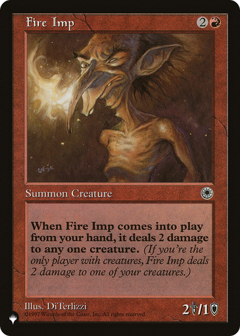 Fire Imp [The List] - The Mythic Store | 24h Order Processing