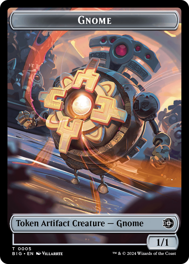 Gnome // Plot Double-Sided Token [Outlaws of Thunder Junction: The Big Score Tokens] - The Mythic Store | 24h Order Processing