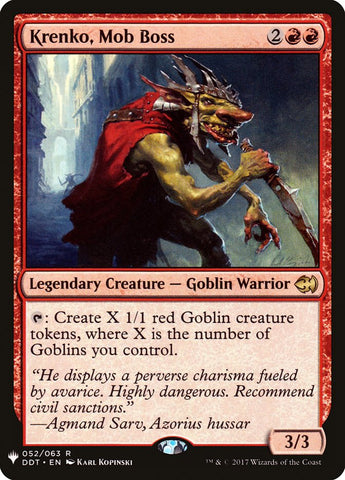 Krenko, Mob Boss [Mystery Booster] - The Mythic Store | 24h Order Processing