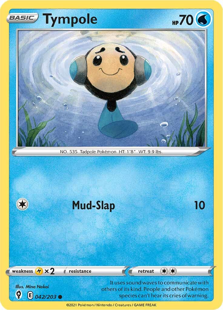 Tympole (042/203) [Sword & Shield: Evolving Skies] - The Mythic Store | 24h Order Processing