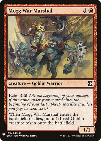 Mogg War Marshal [Mystery Booster] - The Mythic Store | 24h Order Processing