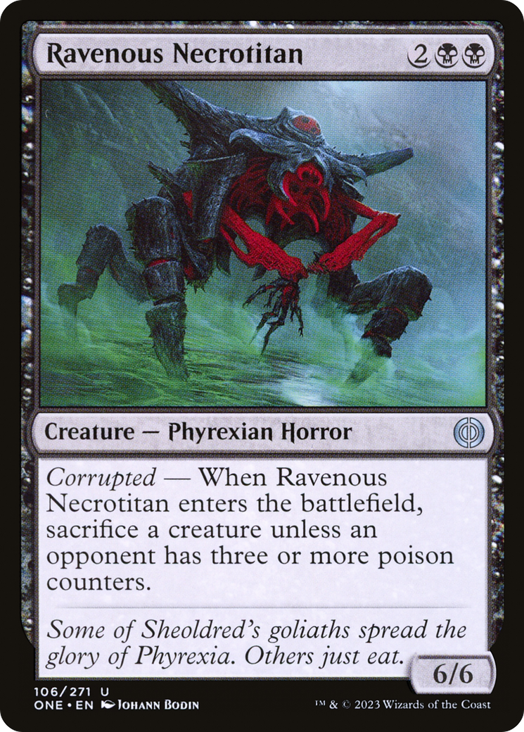 Ravenous Necrotitan [Phyrexia: All Will Be One] - The Mythic Store | 24h Order Processing