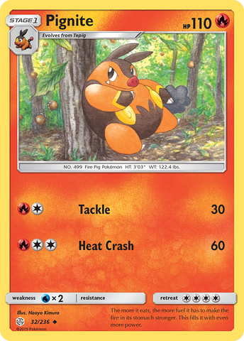 Pignite (32/236) [Sun & Moon: Cosmic Eclipse] - The Mythic Store | 24h Order Processing