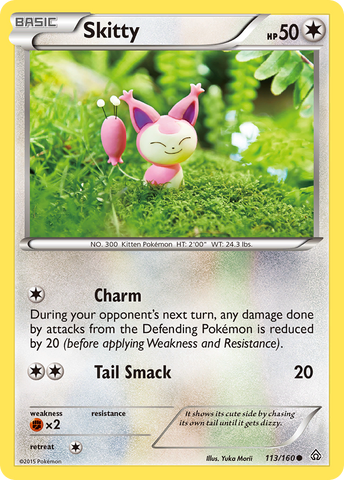 Skitty (113/160) [XY: Primal Clash] - The Mythic Store | 24h Order Processing