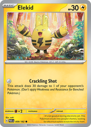 Elekid (059/182) [Scarlet & Violet: Paradox Rift] - The Mythic Store | 24h Order Processing