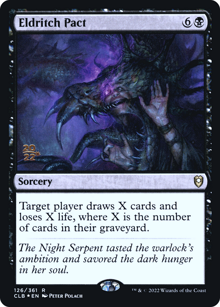 Eldritch Pact [Commander Legends: Battle for Baldur's Gate Prerelease Promos] - The Mythic Store | 24h Order Processing