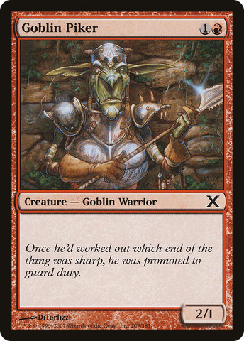 Goblin Piker [Tenth Edition] - The Mythic Store | 24h Order Processing
