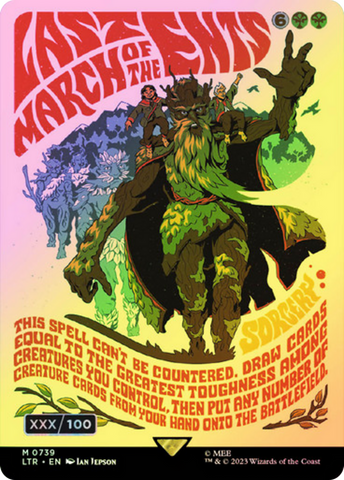 Last March of the Ents (Borderless Poster) (Serialized) [The Lord of the Rings: Tales of Middle-Earth] - The Mythic Store | 24h Order Processing