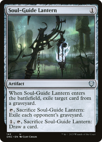 Soul-Guide Lantern [Phyrexia: All Will Be One Commander] - The Mythic Store | 24h Order Processing