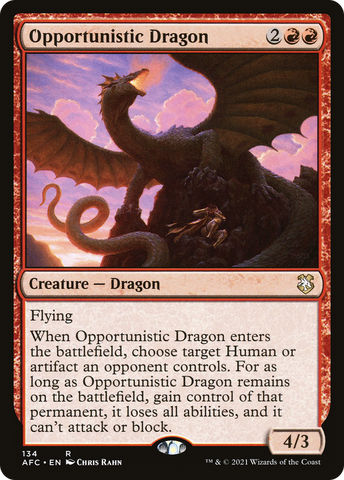 Opportunistic Dragon [Dungeons & Dragons: Adventures in the Forgotten Realms Commander] - The Mythic Store | 24h Order Processing