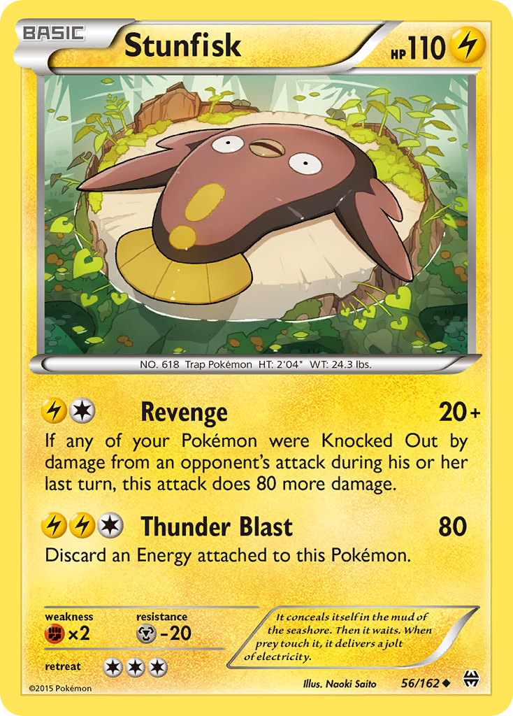 Stunfisk (56/162) [XY: BREAKthrough] - The Mythic Store | 24h Order Processing