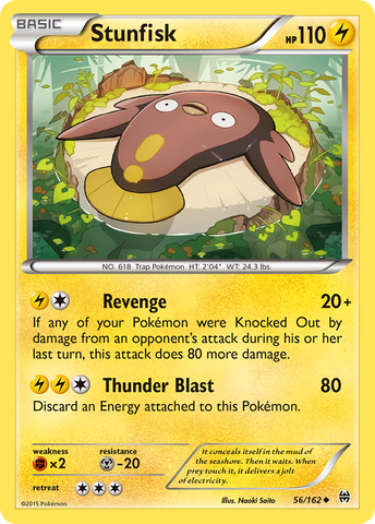 Stunfisk (56/162) [XY: BREAKthrough] - The Mythic Store | 24h Order Processing
