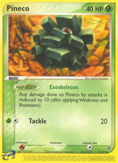 Pineco (71/97) [EX: Dragon] - The Mythic Store | 24h Order Processing