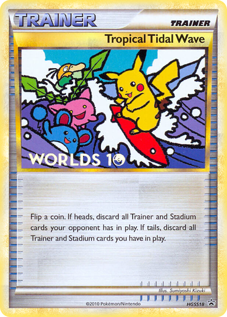 Tropical Tidal Wave (HGSS18) [HeartGold & SoulSilver: Black Star Promos] - The Mythic Store | 24h Order Processing