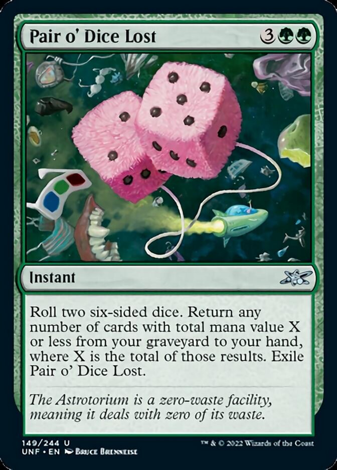 Pair o' Dice Lost [Unfinity] - The Mythic Store | 24h Order Processing